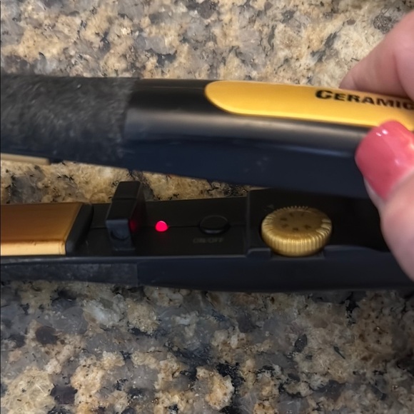 Jilbere de Paris Hair Flat Iron Porcelain Series 1" Model V08480 Tested & Works - Picture 7 of 8